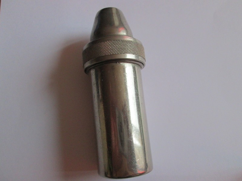 Vintage Rare Metal Round Medical Sterilizer Syringes Needles 1950s