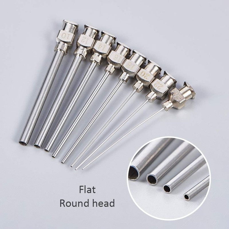 BENECREAT 16PCS 1.5 Inch Stainless Steel Dispensing Needle Tip Blunt gallery