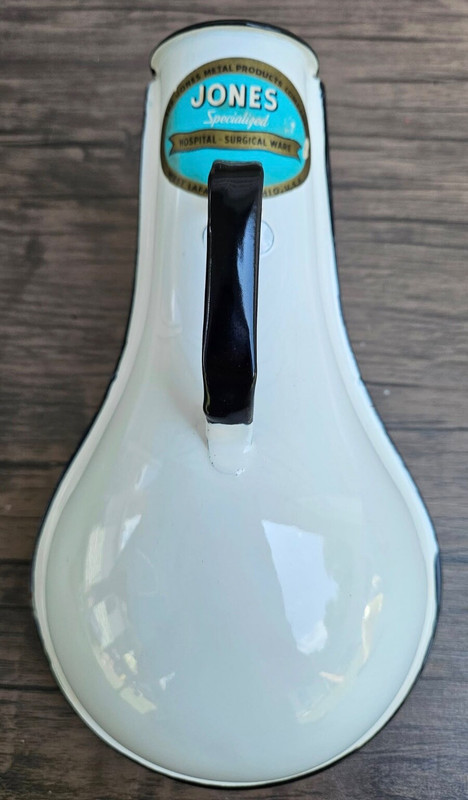 Vintage Jones Ware Female Urinal Quality Hospital Surgical Enameled Ware R2
