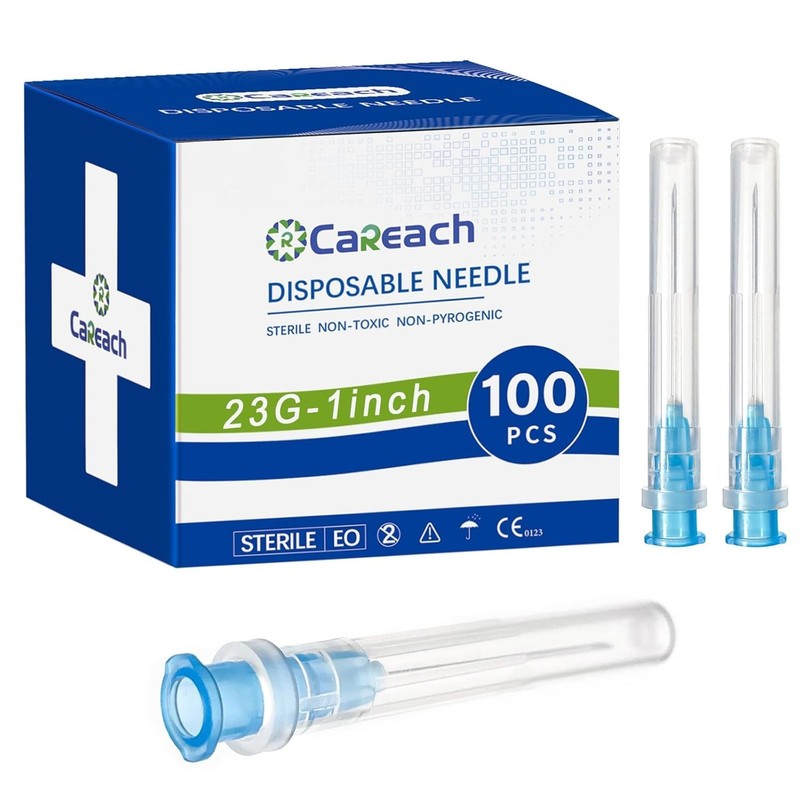 100pcs 23 gauge 1 inch Needles Luer Lock Industrial Lab Accessories, Measurin... gallery