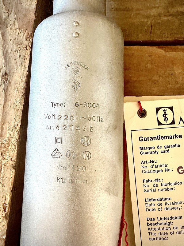 AESCULAP Bone Drill Motor medical Instrument 1960’s gallery