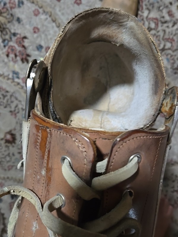 Vintage Below Knee Prosthetic Leg Wood & Leather Medical Antique Artificial Limb gallery
