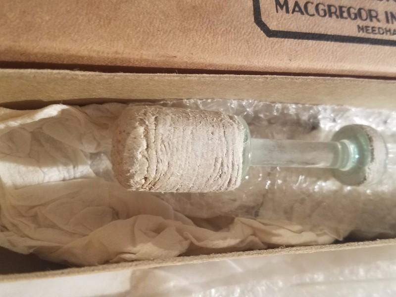 NEW IN BOX Excelsior Jeringa MacGregor Instruments Glass Syringe W/Catheter 1 OZ gallery