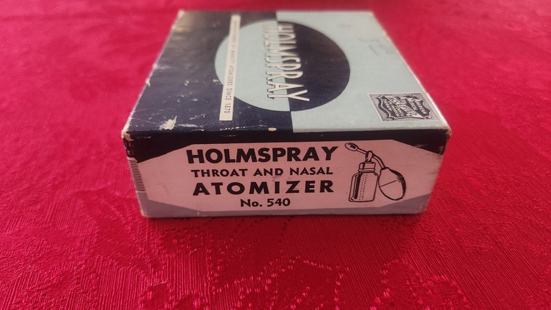 Holmspray Throat and Nasal Atomizer No. 540 with Original Box gallery