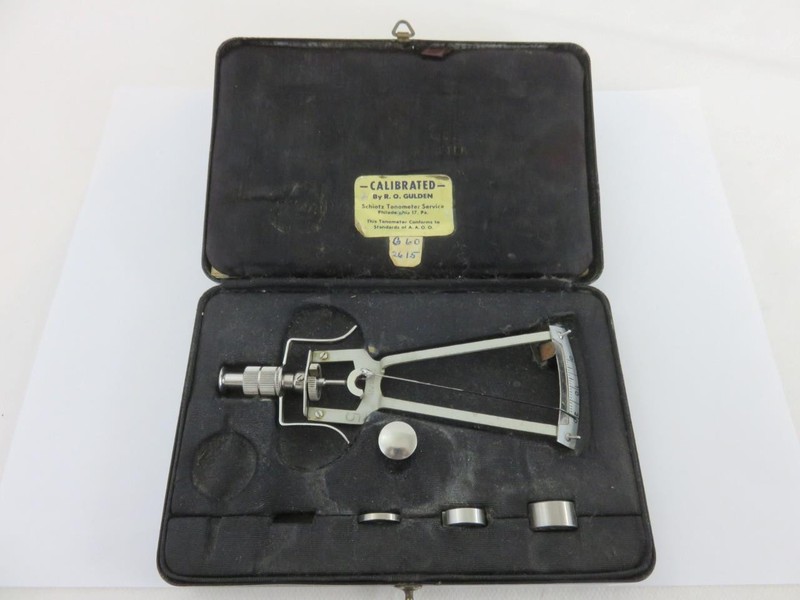 Vintage Schiotz Tonometer Sklar Surgical Instruments w/Case