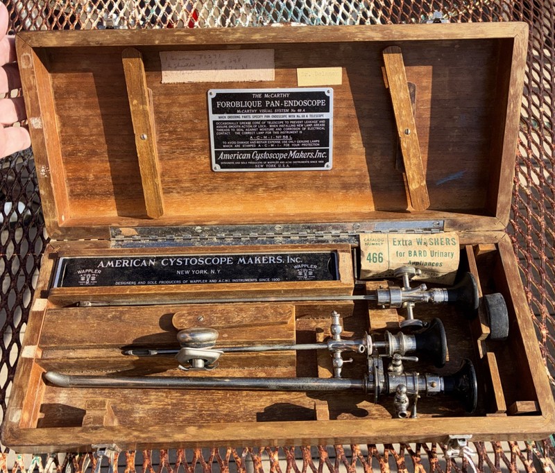 Vintage American Cystoscope Makers McCarthy Foroblique Pan-Endoscope Adult