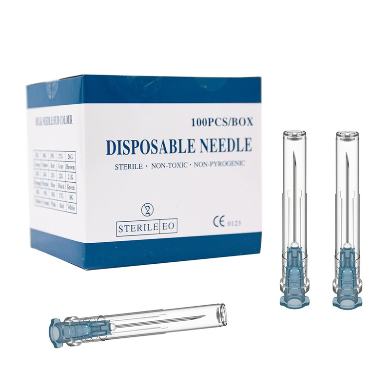 23 Gauge 1 Inch Needle(100 Pack), Luer Lock Industrial Accessories Needles,Indiv