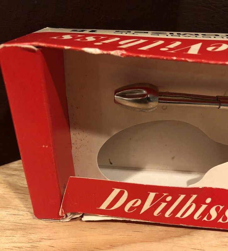 Atomizer Glass (missing Bulb) Original Box NOS VTG Devilbiss gallery