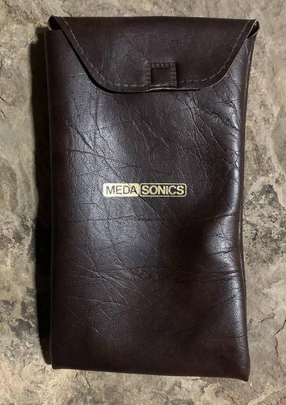 Media Sonics Device Bag. Faux Leather. Good Conditioned