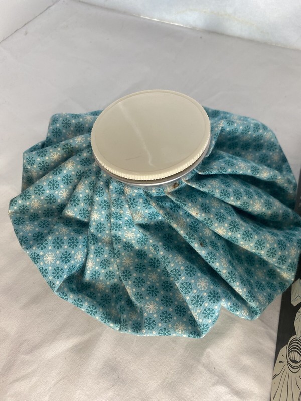 Vintage Mid-Century 1950s Hospital Brand Ice Bag or Cap Ice Pack 9” New Box Prop gallery