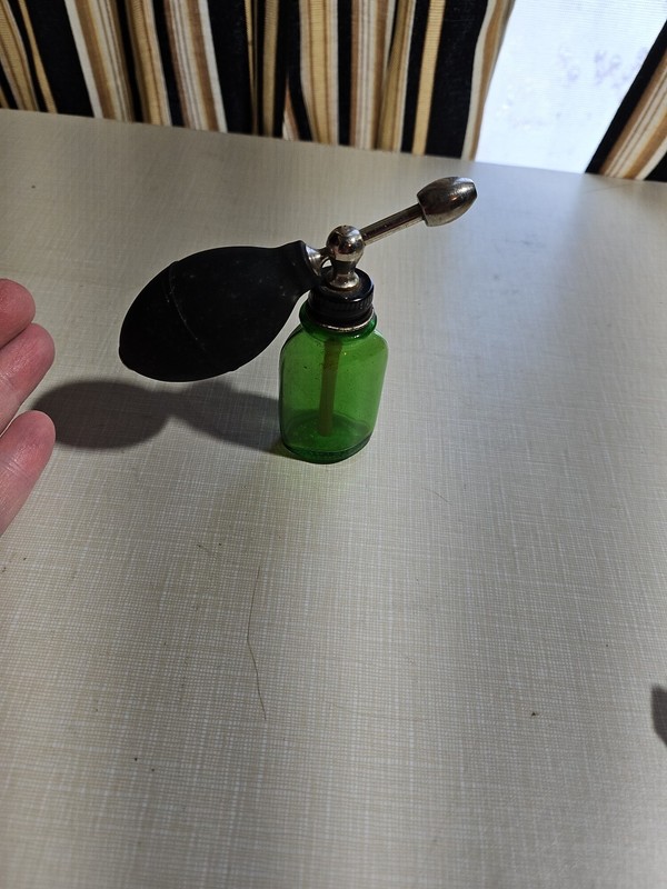 Antique Glass Atomizer Medical Use For Nasal Spray. Devibiss Company gallery