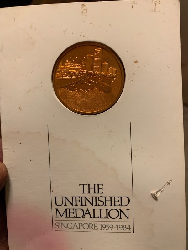Singapore Mint “The Unfinished Medallion” 1959-1984