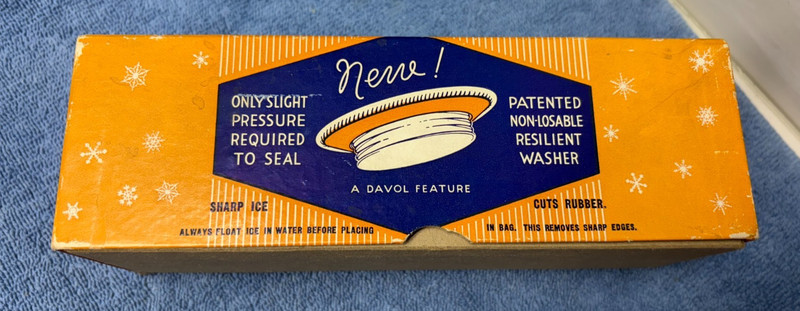 Vintage Davol English Ice Bag # 439 Cold Pack w/ Original box in VGC gallery