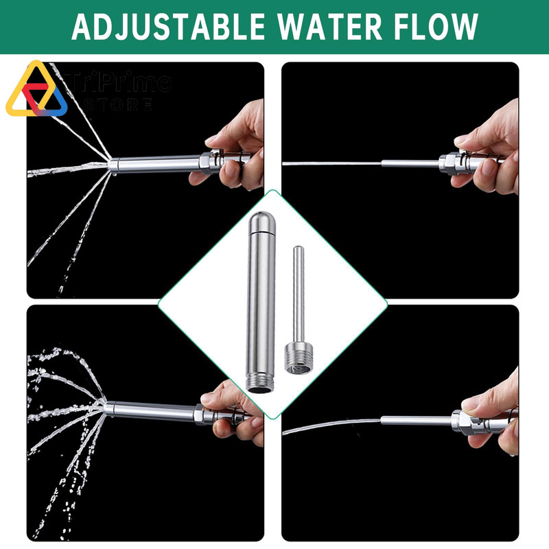 Shower Enema System with 100 Inches Hose, 100 Inch Polished Chrome gallery