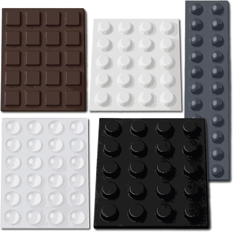Bump Dots for Visually Impaired 106pc Combo Pack – Made in USA – Variety of C…