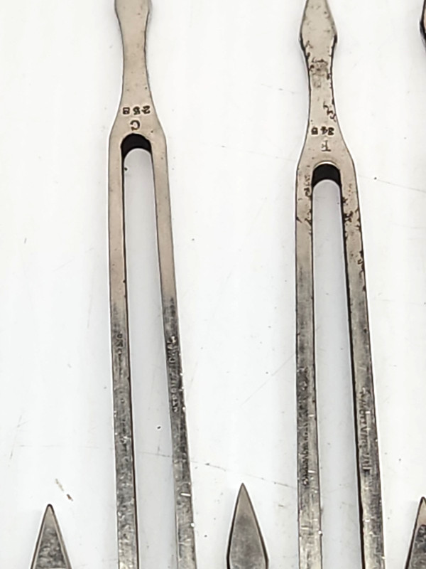 10 Vintage Medical Tuning Forks With Box gallery