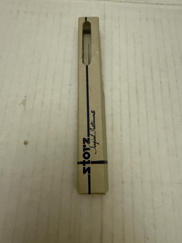 Vintage Storz Ophthalmic Eye Surgical Instrument Needle Or Spud with Box gallery