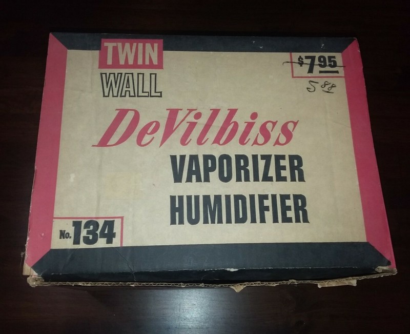 Vtg Devilbiss 134 Vaporizer Humidifier Twin Wall