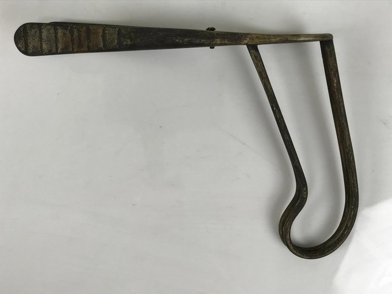 Antique Japanese Brass Throat Speculum Tool Manual ENT Medical Equipment JK920 gallery