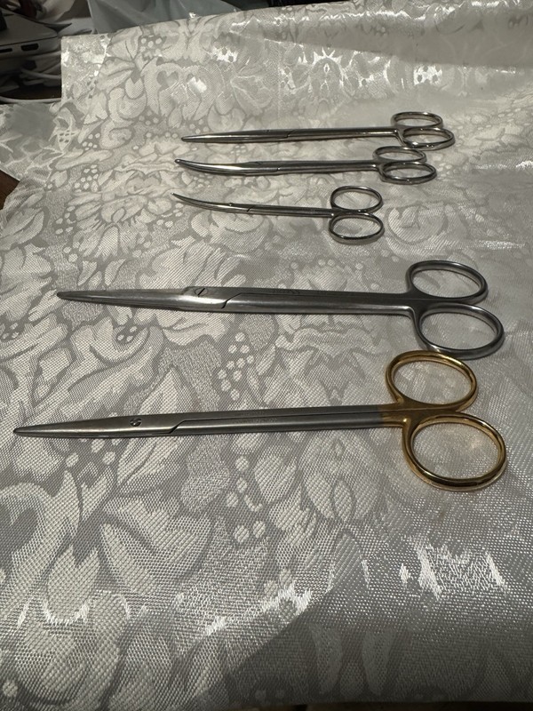 Lot Vintage Surgical Scissors Germany Stainless BOSS Mueller Medical Instruments